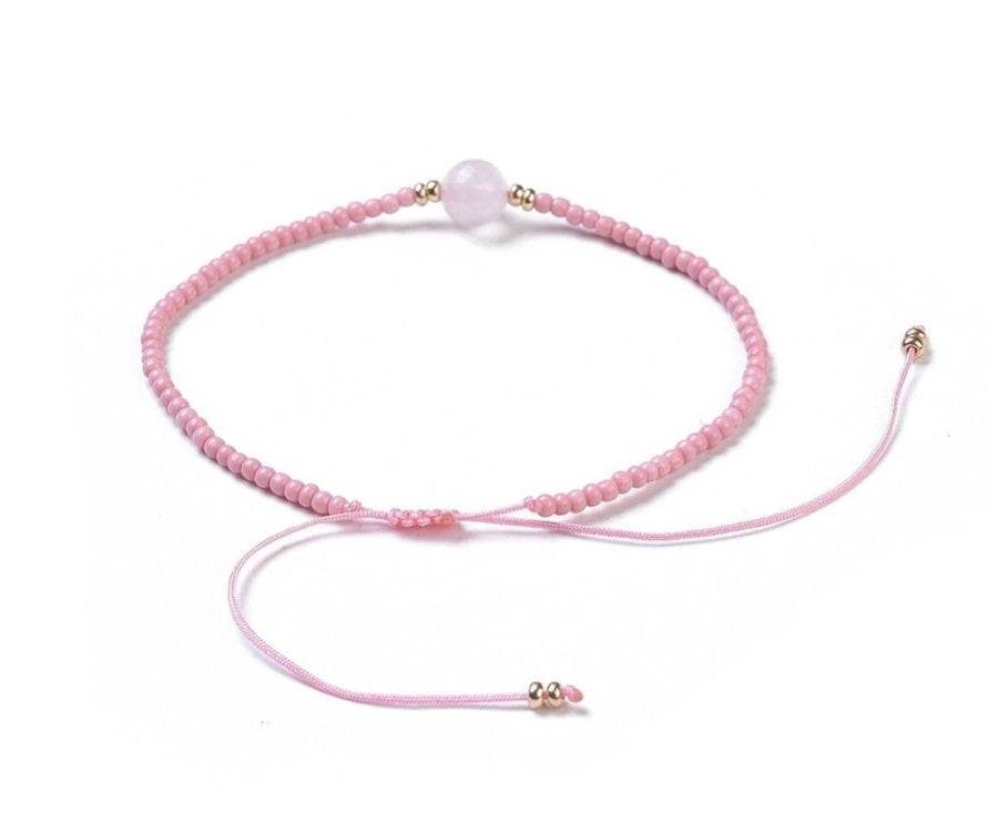 Lila Rose Quartz Harmony Bracelets - Ingredients For Lovely