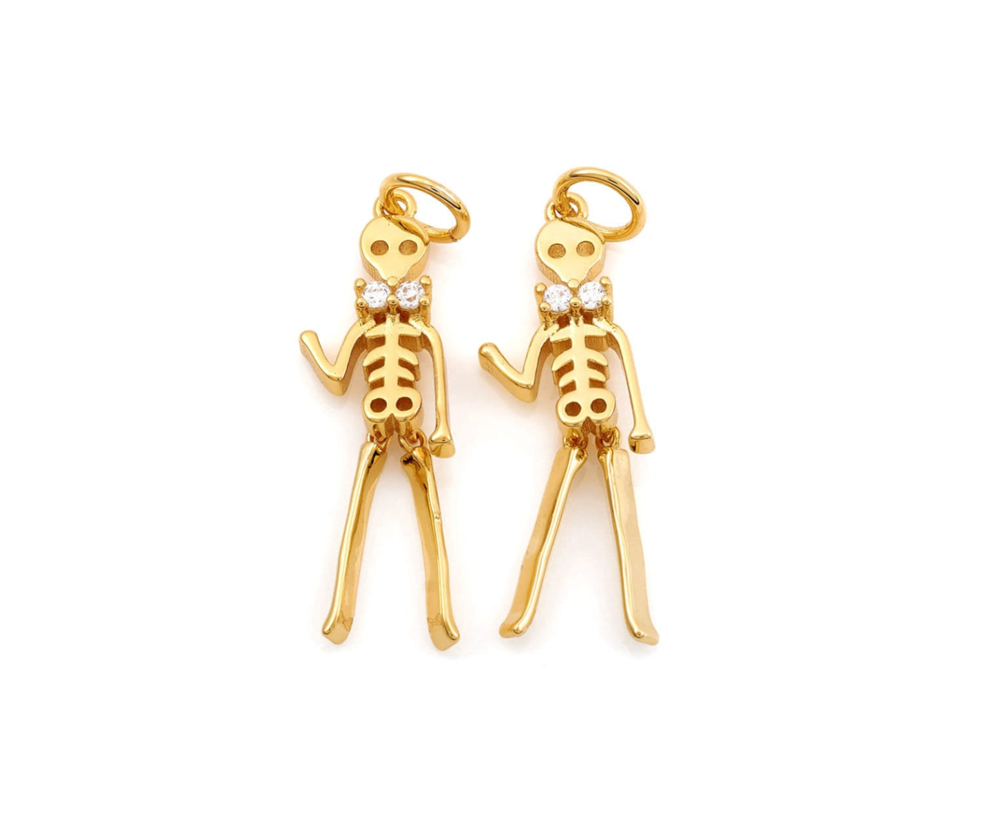 Bianca Skeleton Man Zirconia Charm - Ingredients For Lovely