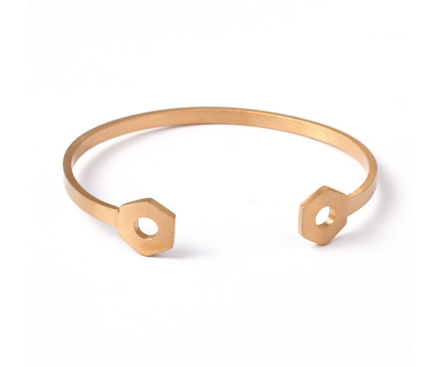 Lana Hexagon Clasp Bracelet Bangle