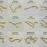 Zodiac Sign Constellation Pendant Connector - Ingredients For Lovely